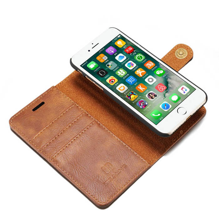 Detachable Wallet Ming Brown Iphone 7/8 - Bling Cases.com