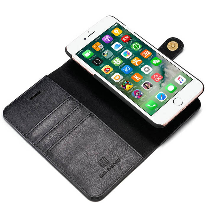 Detachable Ming Black Wallet Iphone 7/8 Plus - Bling Cases.com