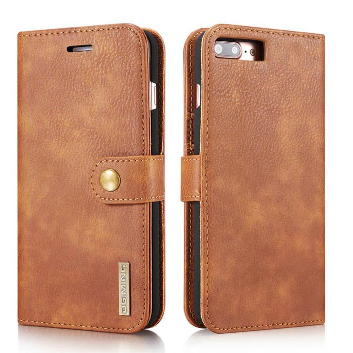 Detachable Ming Brown Wallet Iphone 7/8 Plus - Bling Cases.com