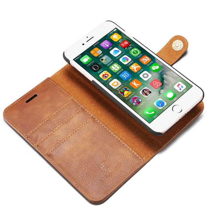 Detachable Ming Brown Wallet Iphone 7/8 Plus - Bling Cases.com