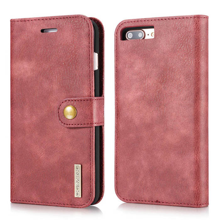 Detachable Ming Burgundy Wallet Iphone 7/8 Plus - Bling Cases.com