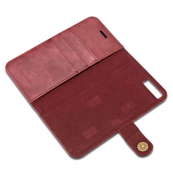 Detachable Ming Burgundy Wallet Iphone 7/8 Plus - Bling Cases.com