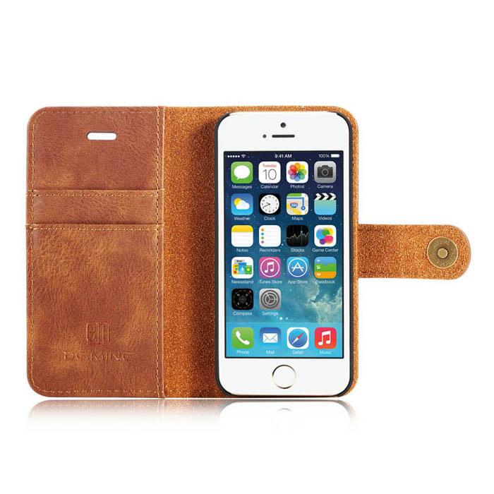 Detachable Wallet Ming Brown Iphone 5/5S/5SE - Bling Cases.com