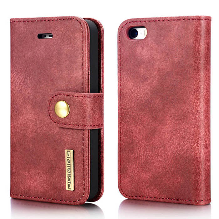 Detachable Wallet Ming Burgundy Iphone 5/5S/5SE - Bling Cases.com