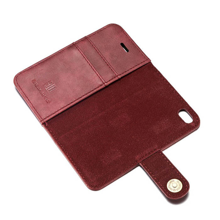 Detachable Wallet Ming Burgundy Iphone 5/5S/5SE - Bling Cases.com