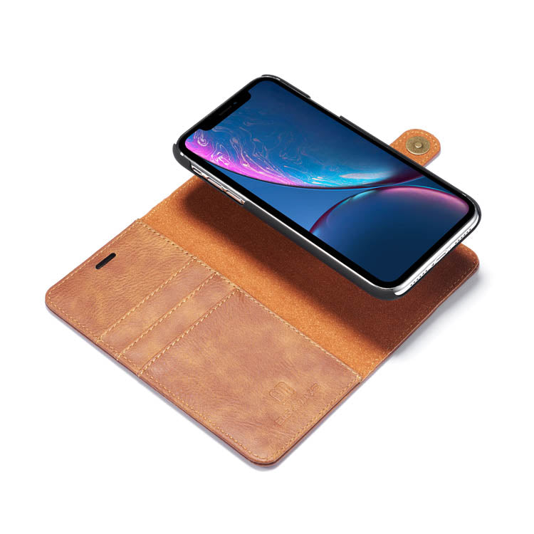 Detachable Ming Brown Wallet Iphone XR - Bling Cases.com