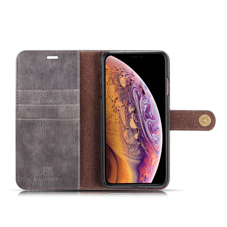 Detachable Ming Grey Wallet Iphone XS MAX - Bling Cases.com