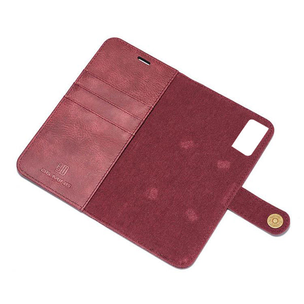 Detachable Ming Burgundy Wallet Samsung S21 Ultra