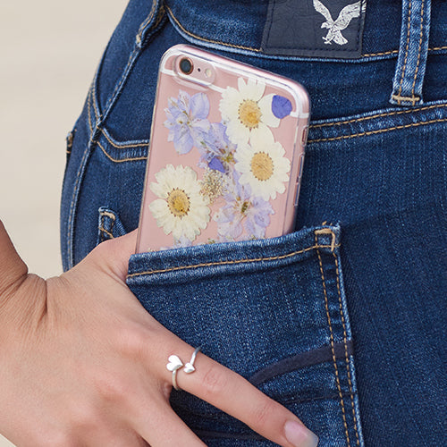 Real Flowers Purple Case Iphone XS MAX