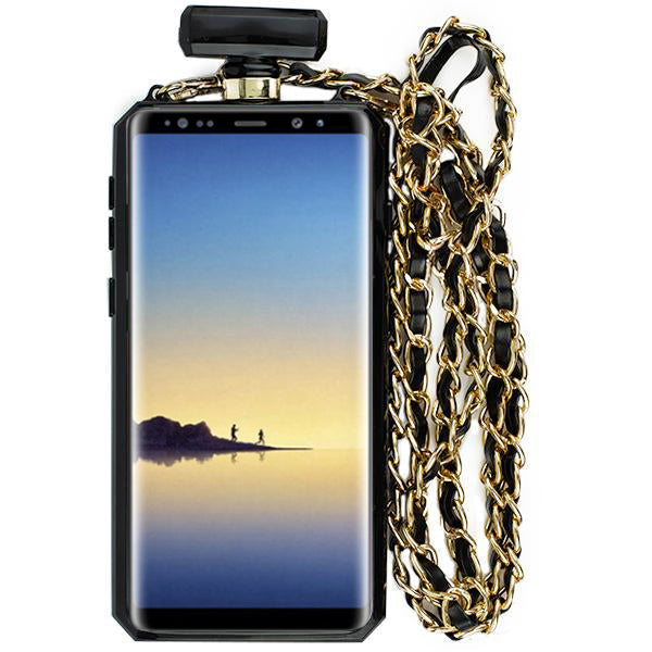 Handmade Bling Black Bottle Case Samsung Note 8