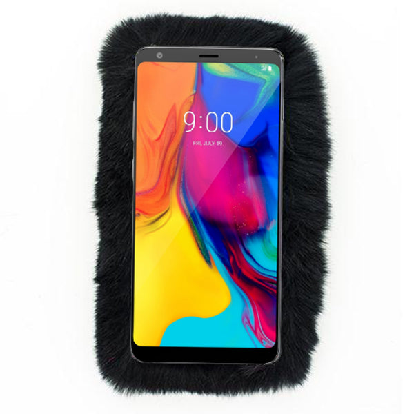 Fur Case Grey LG Stylo 5