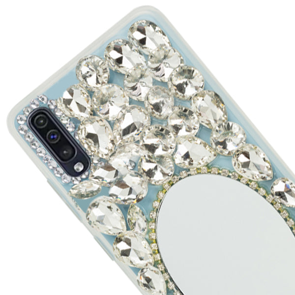 Handmade Mirror Silver Case Samsung A50