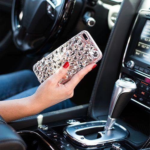 Handmade Bling Silver Iphone 7/8 Plus - Bling Cases.com