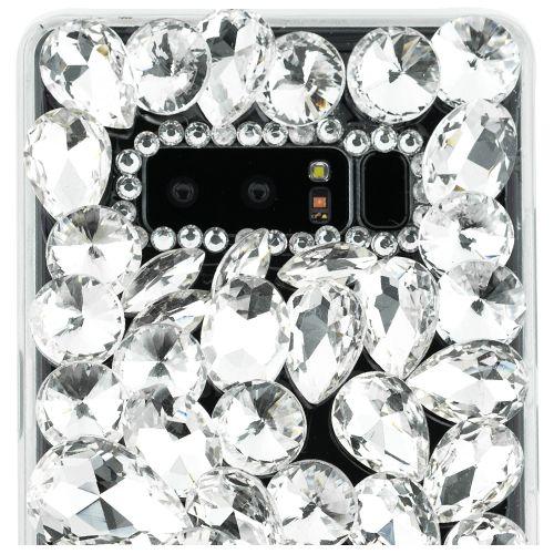 Handmade Bling Silver Stones Case Note 8 - Bling Cases.com