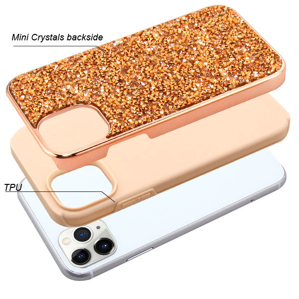 Hybrid Bling Rose Gold IPhone 11 Pro - Bling Cases.com