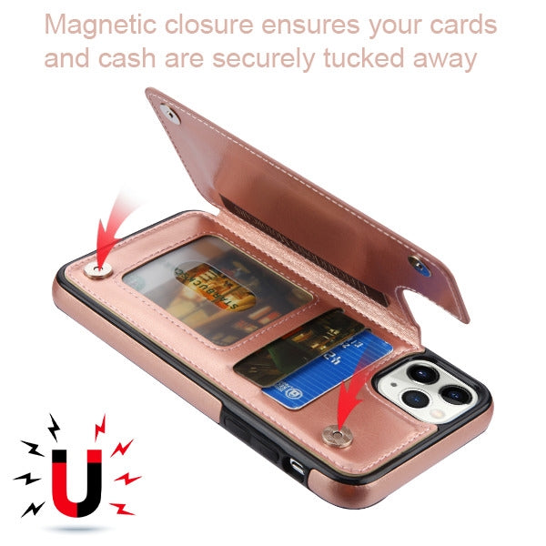 Book Card Rose Gold Iphone 11 Pro Max - Bling Cases.com