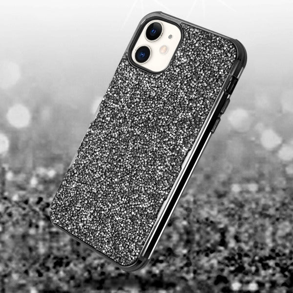 Hybrid Bling Grey Case Iphone 11 - Bling Cases.com