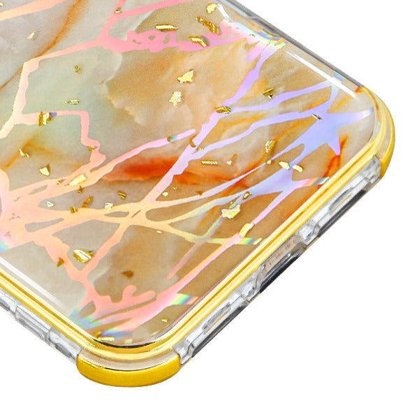 Hybrid Marble Gold Case Iphone 11 - Bling Cases.com