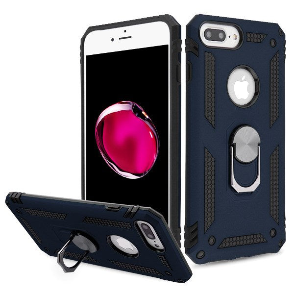 Hybrid Ring Blue Case Iphone 6/7/8 Plus - Bling Cases.com