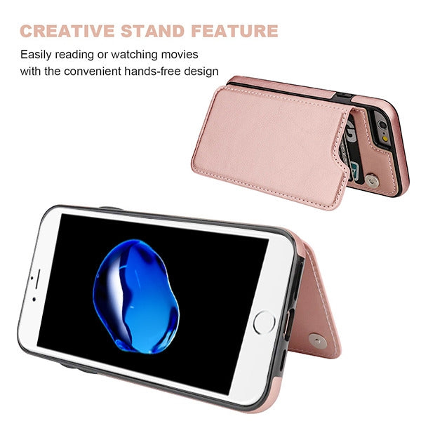 Book Card Rose Gold Case Iphone SE 2020 - Bling Cases.com