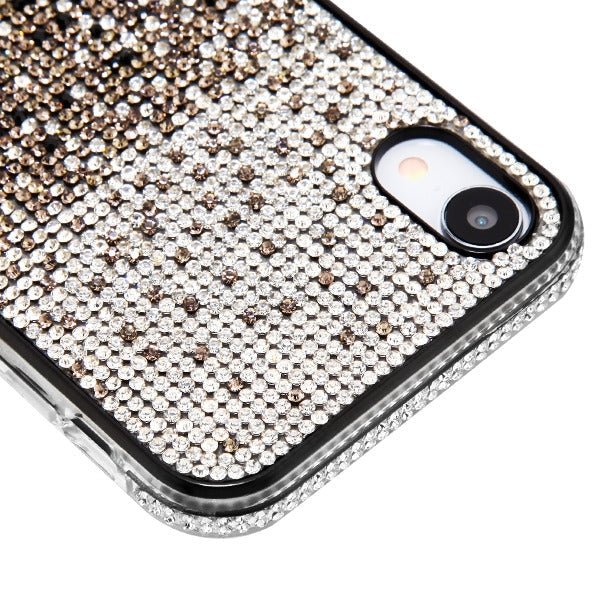 Waterfall Bling Black Case Iphone XR - Bling Cases.com