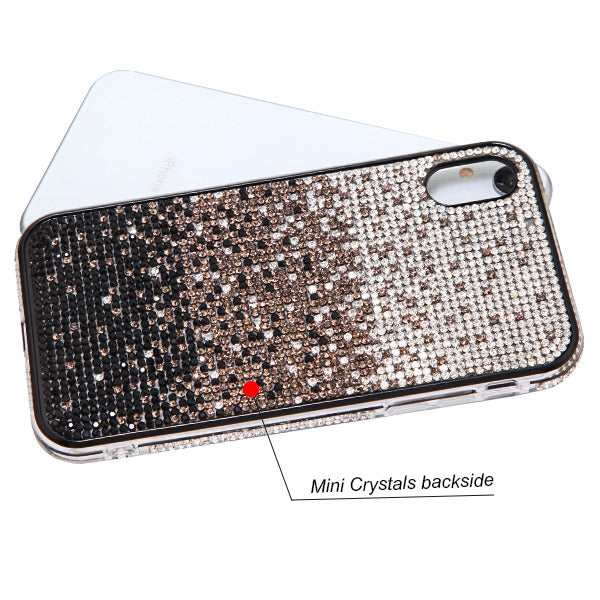 Waterfall Bling Black Case Iphone XR - Bling Cases.com