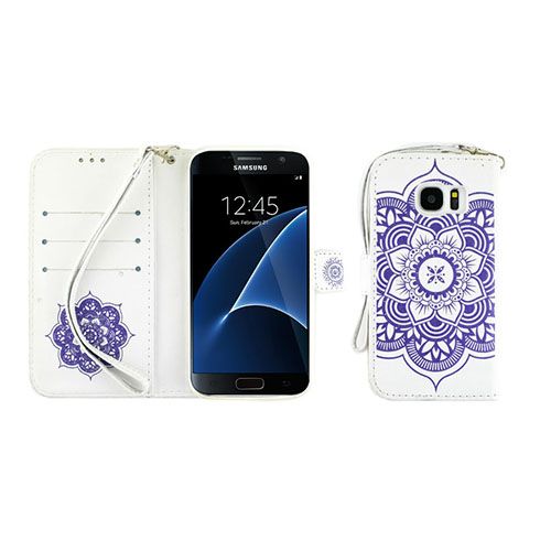 Dream Catcher Wallet Purple Samsung S7 Edge - Bling Cases.com