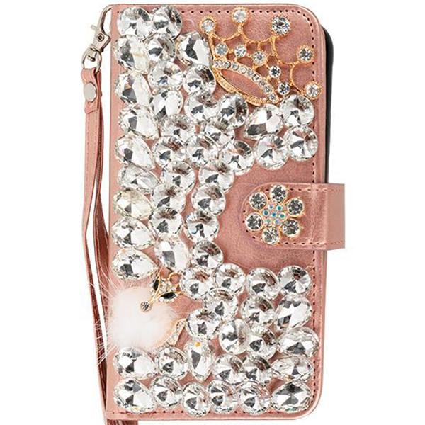 Handmade Detachable Bling Fox Rose Gold Samsung S22