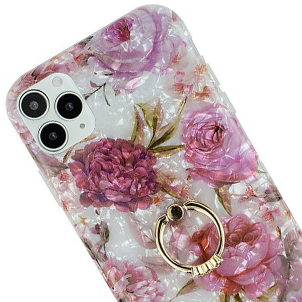 Flowers Pink Swirl Ring Skin Iphone 11 Pro Max