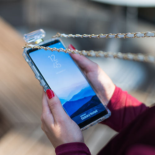 Handmade Bling Flowers Bottle Samsung S7