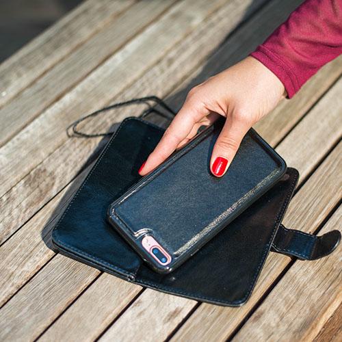 Detachable Ming Black Wallet Iphone 11