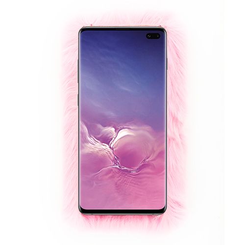 Fur Case Light Pink Samsung S10