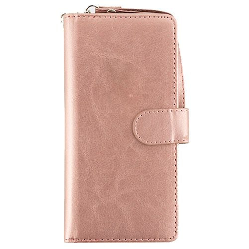 Detachable Rose Gold Wallet Detachable Samsung S9