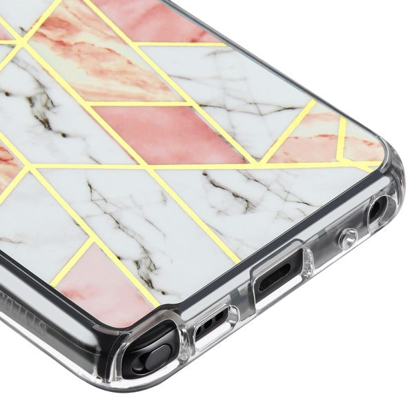 Pink/White Marble Stylo 5 - Bling Cases.com