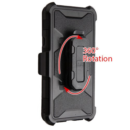 Military Grade Holster Case Black Lg Stylo 4 - Bling Cases.com