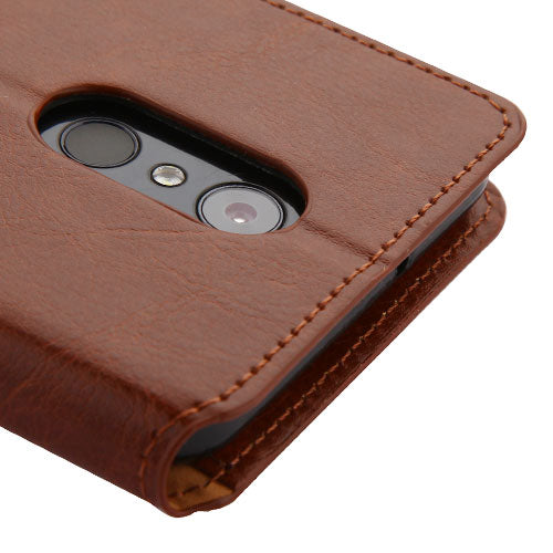 Brown Wallet Lg Stylo 4 - Bling Cases.com