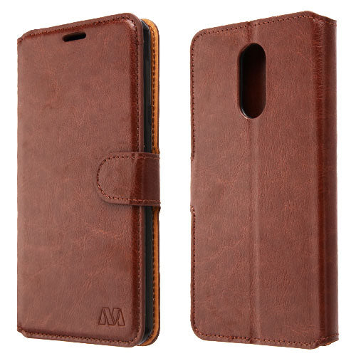 Brown Wallet Lg Stylo 4 - Bling Cases.com