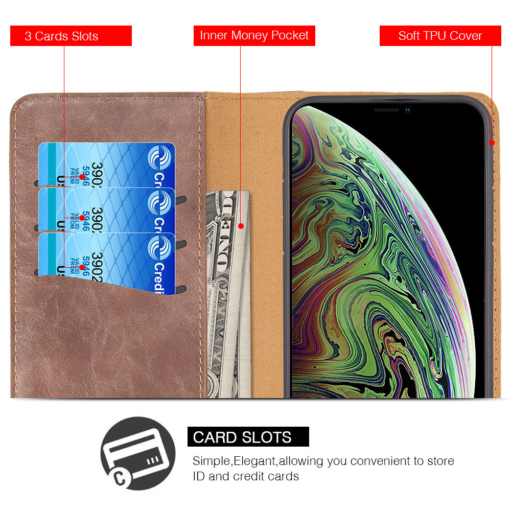 Detachable Wallet Brown Iphone 11 Pro Max - Bling Cases.com