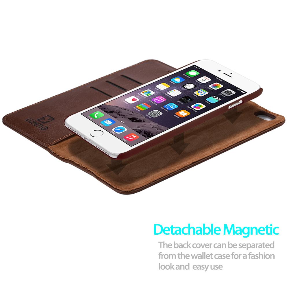 Detachable Wallet Brown Iphone 6/7/8 Plus - Bling Cases.com