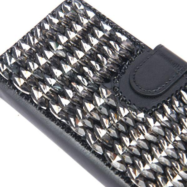 Handmade Detachable Bling Black Wallet Samsung S20 Ultra