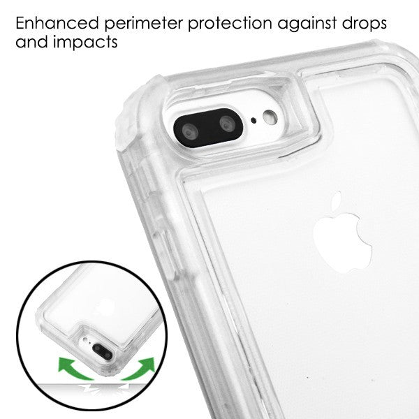 Hybrid Clear Case Iphone 6/7/8 Plus - Bling Cases.com