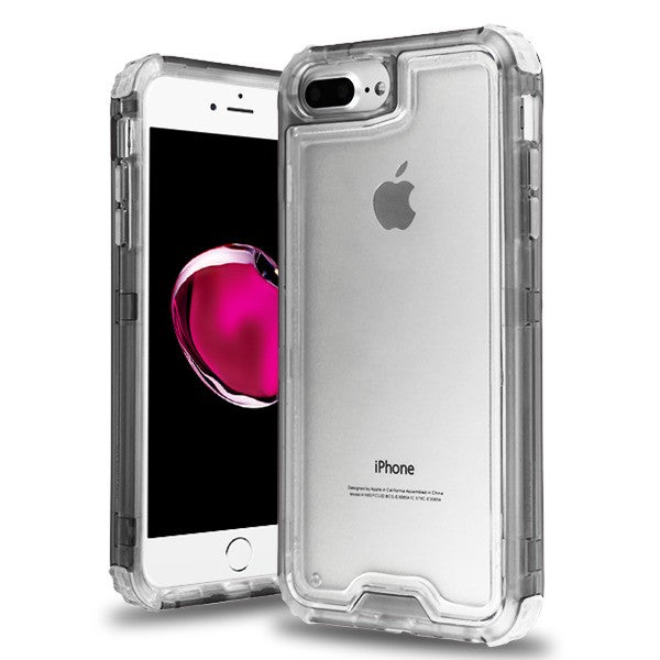 Hybrid Clear Smoke Case Iphone 6/7/8 Plus - Bling Cases.com