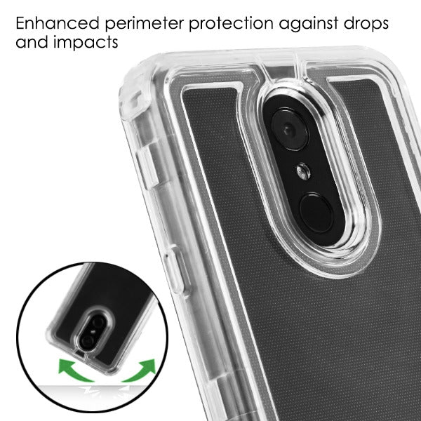 Hybrid Clear Case Lg Stylo 4 - Bling Cases.com