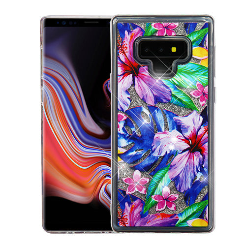 Liquid Tropical Flowers Case Samsung Note 9 - Bling Cases.com