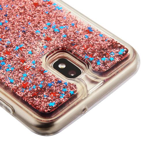 Liquid Rose Gold Case J7 2018 - Bling Cases.com