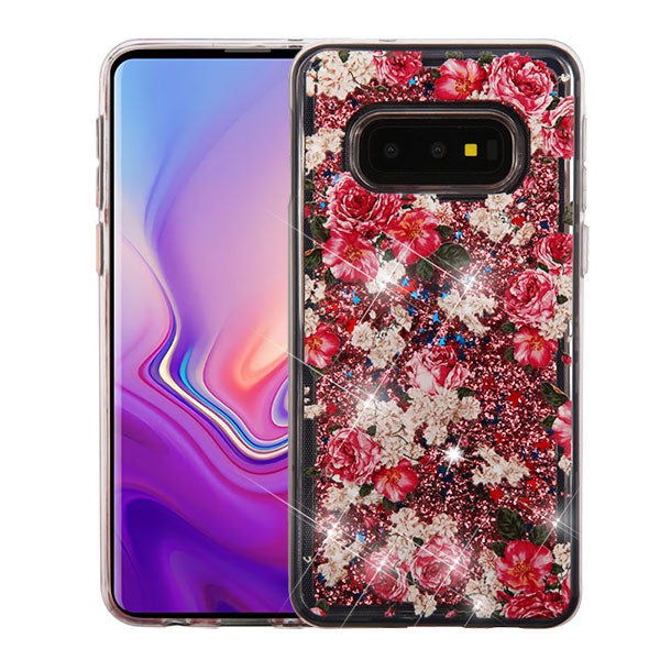 Liquid Flowers Samsung S10E - Bling Cases.com