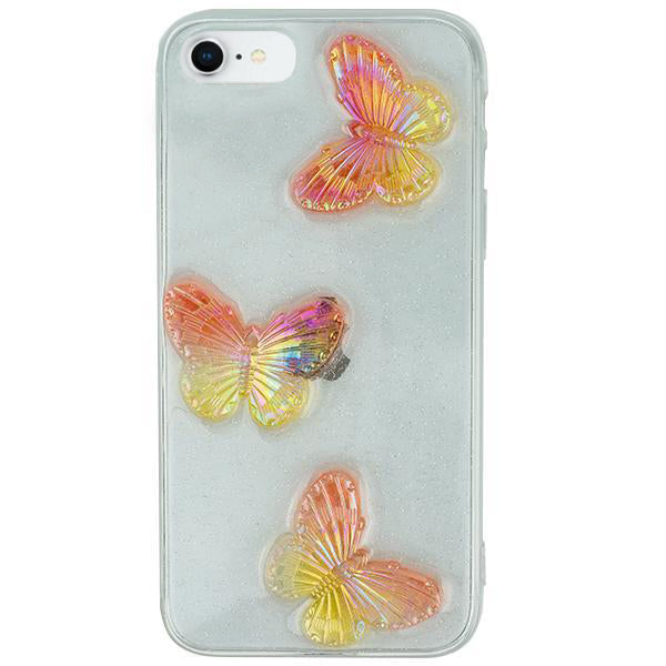 Butterflies 3D Rose Case IPhone 7/8 SE 2020