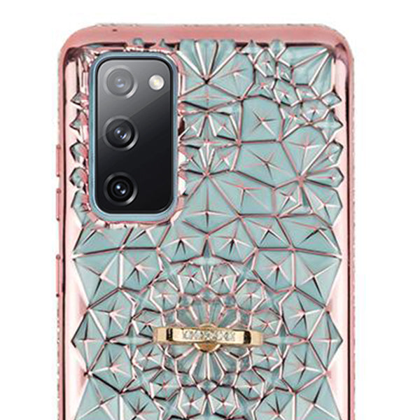 Abstract Ring Case Rose Gold Samsung S20 FE
