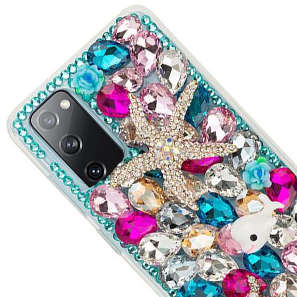 Handmade Seashells Bling Case Samsung S20 FE