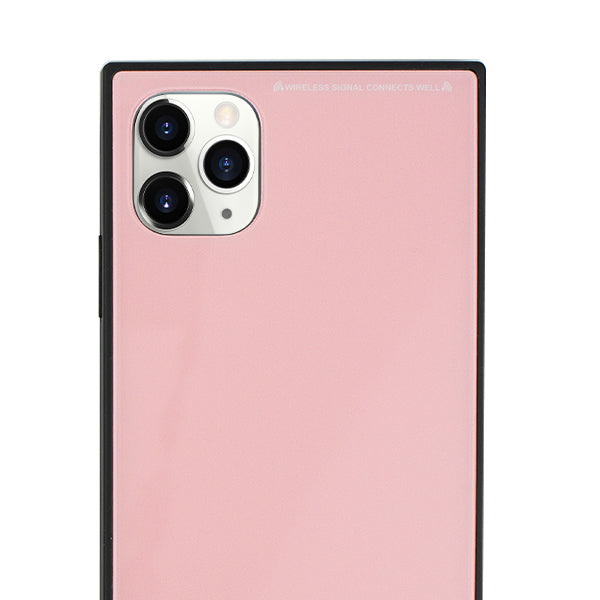 Square Hard Box Pink Case Iphone 12 Pro